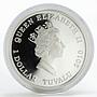 Tuvalu, 1 dollar, Great Composer, Robert Schumann, silver proof coin, 2010