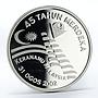 Malaysia 10 ringgit 45th Anniversary of Federation proof silver coin 2002