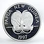 Papua New Guinea 5 kina Summer Olympics Sydney Sailboarding silver coin 1997