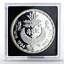 Egypt 5 pounds God Horus wearing Double Crown proof silver coin 1994