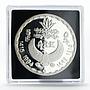 Egypt 5 pounds Queen Nefretari wife of Ramses II proof silver coin 1994