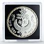 Egypt 5 pounds Standing Goddess Neith proof silver coin 1994