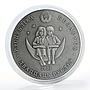 Belarus 20 Roubles 1001 Night Fairy Tales Silver Coin Zircon Insert 2006