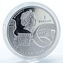 Niue 1 dollar Cartoon Characters Mis Uszatek silver coin 2010