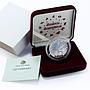 Gabon 1000 francs Zodiac Taurus proof silver coin 2014