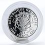 Gabon 1000 francs Zodiac Virgo proof silver coin 2014