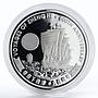 Cambodia 3000 riels 600th Anniversary Voyages of Zheng He proof silver coin 2005