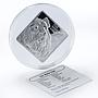 Malawi 50 kwacha White Lion animal proof silver coin 2009