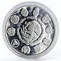 Mexico 5 pesos Pacific Ridley Sea Turtle proof silver coin 1994