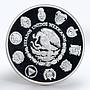 Mexico 5 pesos Pacific Ridley Sea Turtle proof silver coin 1994