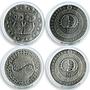 Belarus 20 roubles set of 12 coins Zodiac Swarowski 2009