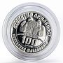 Macedonia 100 denari Pitu Guli revolutionary proof silver coin 2003