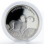 Turkey 20 lira Anatolian Mouflon animal proof silver coin 2005