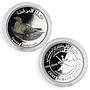 Oman 1 riyal set of 8 coins Birds coloured silver proof 2009