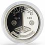 Pakistan 100 rupees Islamic Summit Conference proof silver coin 1977
