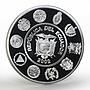 Ecuador 25000 sucres Sailing Raft Ship proof silver coin 2002