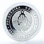 Belarus 20 rubles, Freestyle Wrestling, sports, silver proof coin 2003