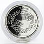 Sri Lanka 1000 rupees Lion statue 50 Years of Independence Silver Proof 1998