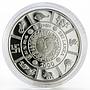 Sri Lanka 1000 rupees Building Central Bank 50 Years Silver Proof coin 2000