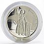Congo 1000 francs Jeanne d'Arc proof silver coin 2005