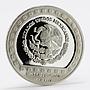 Mexico 100 pesos God of Fire Huehueteotl The Aztek proof silver coin 1992