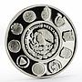 Mexico 5 pesos Acapulco Galleon Ibero-America series proof silver coin 2003
