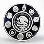 Mexico 5 pesos Acapulco Galleon Ibero-America series proof silver coin 2003