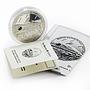 Palau 5 dollars Nantan Meteorite 1516 proof silver coin 2006