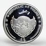 Palau 5 dollars Nantan Meteorite 1516 proof silver coin 2006