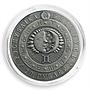 Belarus 20 rubles, Zodiac Signs, Gemini, silver, zircons, coin, 2009