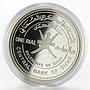 Oman 1 rial 29th GCC Summit held in Muscat coloured proof silver coin 2008