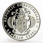 Seychelles 100 rupees 10th Anniversary of Liberation proof silver coin 1987