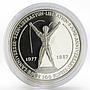 Seychelles 100 rupees 10th Anniversary of Liberation proof silver coin 1987