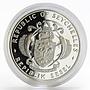 Seychelles 100 rupees 10th Anniversary of Liberation proof silver coin 1987