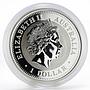 Australia, 1 Dollar, Year of the Goat gilded silver coin 1 Oz 2003