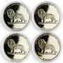 Congo 10 francs set of 24 coins Cars Automobiles Collection 2002