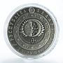 Belarus 20 rubles, Zodiac Signs, Sagittarius, silver, zircons, coin, 2009