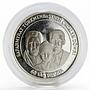 Turkmenistan 60th anniversary Niyazov's birthday silver 2000
