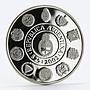 Argentina 25 peso Ship Presidente Sarmiento proof silver coin 2002