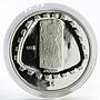 Mexico 5 pesos Animal Jaguar Sculpture proof silver coin 1998
