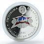 Belarus 50 Roubles 60th Anniversary of Victory proof silver coin 2005