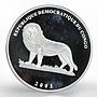 Congo 10 francs Ship Santa Maria silver proof coin 2001