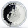 Congo 10 francs Ship Soleil Royal silver proof coin 2001