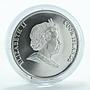 Cook Islands $10 New Year Merry Christmas Silver Coloured Аnimation Coin 2008