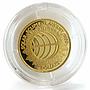 Cook Islands 10 dollars Solar Eclipse proof gold coin 1999