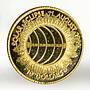 Cook Islands 10 dollars Solar Eclipse proof gold coin 1999