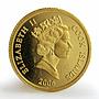 Cook Islands 10 dollars The Emperor of California gold coin 2006