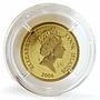 Cook Islands 10 dollars The Emperor of California gold coin 2006