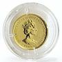 Falkland Islands 2 pounds King Henry VIII proof gold coin 1997