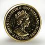 Falkland Islands 2 pounds King Henry VIII proof gold coin 1997